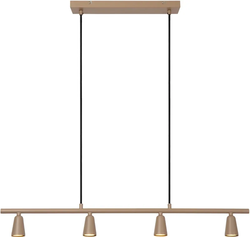TIANA - Hanglamp - 4xGU10 (MR16) - Essential de Lucide en Taupe – photo produit