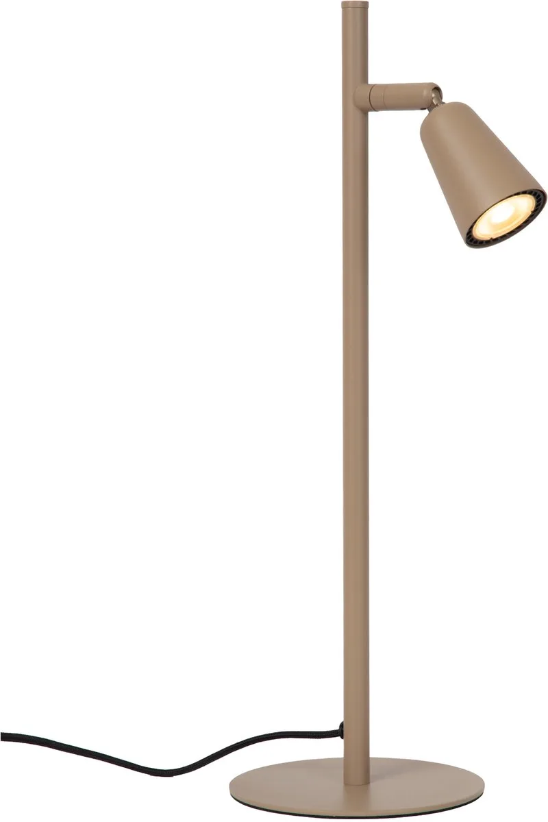 TIANA - Tafellamp - 1xGU10 (MR16) - Essential by Lucide in Taupe – product photo