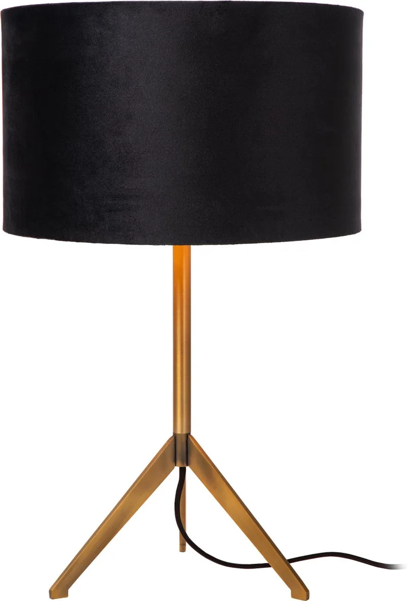 TONDO - Tafellamp - Ø 30 cm - 1xE27 - Mat Goud / Messing von Lucide in Mat Goud, Messing – Produktfoto