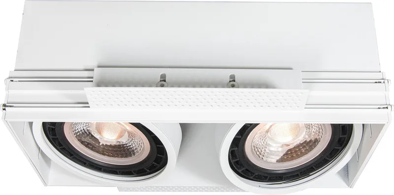 TRIMLESS - Inbouwspot - 2xGU10 (ES111) fra Lucide i Hvid – produktbillede