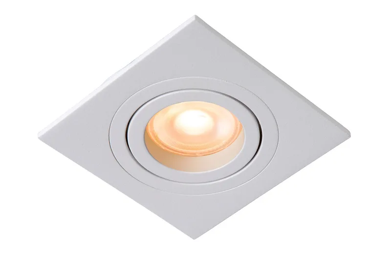 TUBE - Inbouwspot - 1xGU10 (MR16) - Wit de Lucide – photo produit