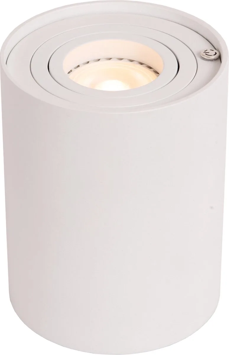 TUBE - Tafellamp - Ø 9,6 cm - LED 3 StepDim - GU10 (MR16) - 1x5W 2700K fra Lucide i Hvid – produktbillede