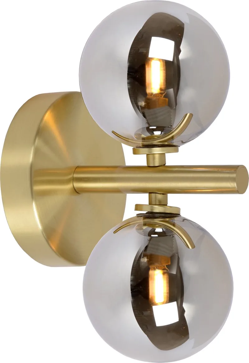 TYCHO - Wandlamp - 2xG9 - Mat Goud / Messing by Lucide in Mat Goud, Brass – product photo
