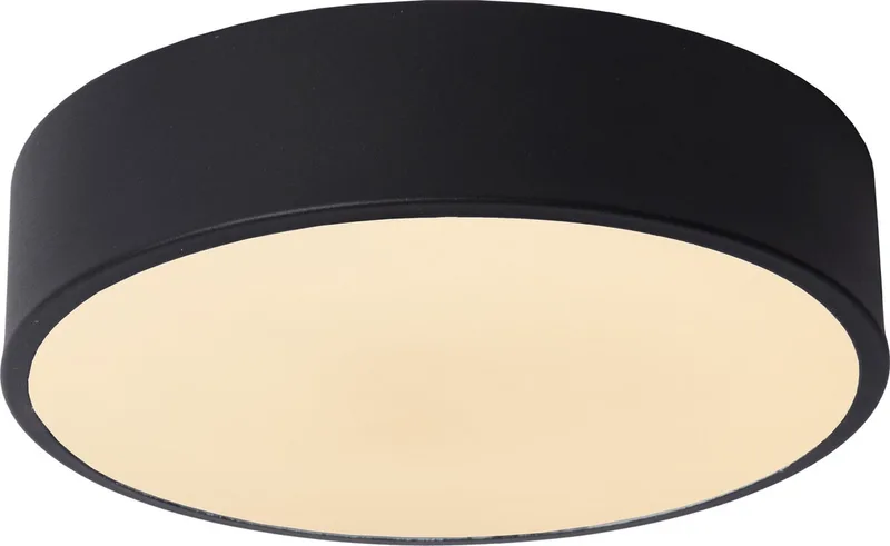 UNAR - Plafonnière (Plafondlamp) - Ø 20 cm - LED 3 StepDim (Memory) - 1x12W 2700K fra Lucide i Sort – produktbillede