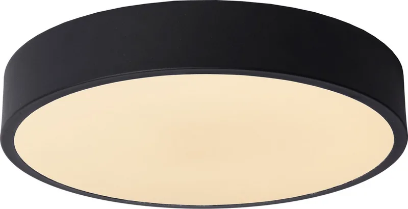 UNAR - Plafonnière (Plafondlamp) - Ø 30 cm - LED 3 StepDim (Memory) - 1x18W 2700K van Lucide in Zwart – productfoto
