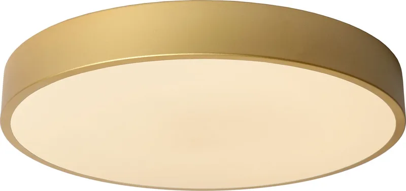 UNAR - Plafonnière (Plafondlamp) - Ø 39,5 cm - LED 3 StepDim (Memory) - 1x24W 2700K - Mat Goud / Messing de Lucide en Mat Goud, Laiton – photo produit