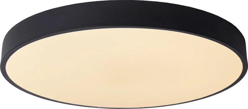 UNAR - Plafonnière (Plafondlamp) - Ø 49,5 cm - LED 3 StepDim (Memory) - 1x36W 2700K von Lucide in Schwarz – Produktfoto