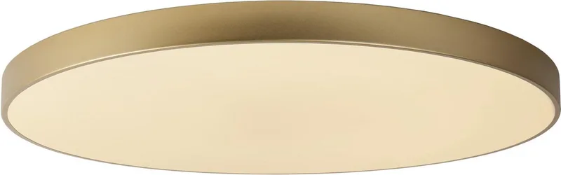 UNAR - Plafonnière (Plafondlamp) - Ø 80 cm - LED 3 StepDim - 1x80W 2700K - Mat Goud / Messing fra Lucide i Mat Goud, Messing – produktbillede