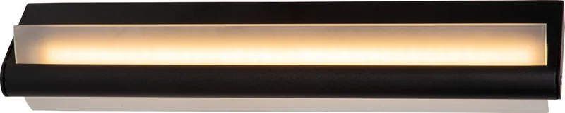WANDA - Wandlamp Badkamer - LED - 1x15W 3000K - IP44 de Lucide en Noir – photo produit