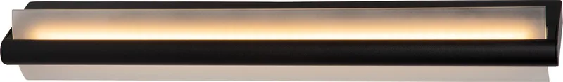 WANDA - Wandlamp Badkamer - LED - 1x19W 3000K - IP44 von Lucide in Schwarz – Produktfoto