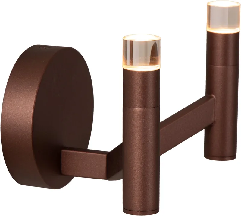 WELLINGTON - Wandlamp - LED Dimbaar - G9 - 2x3W 2700K - Vibes de Lucide en Koffie – photo produit