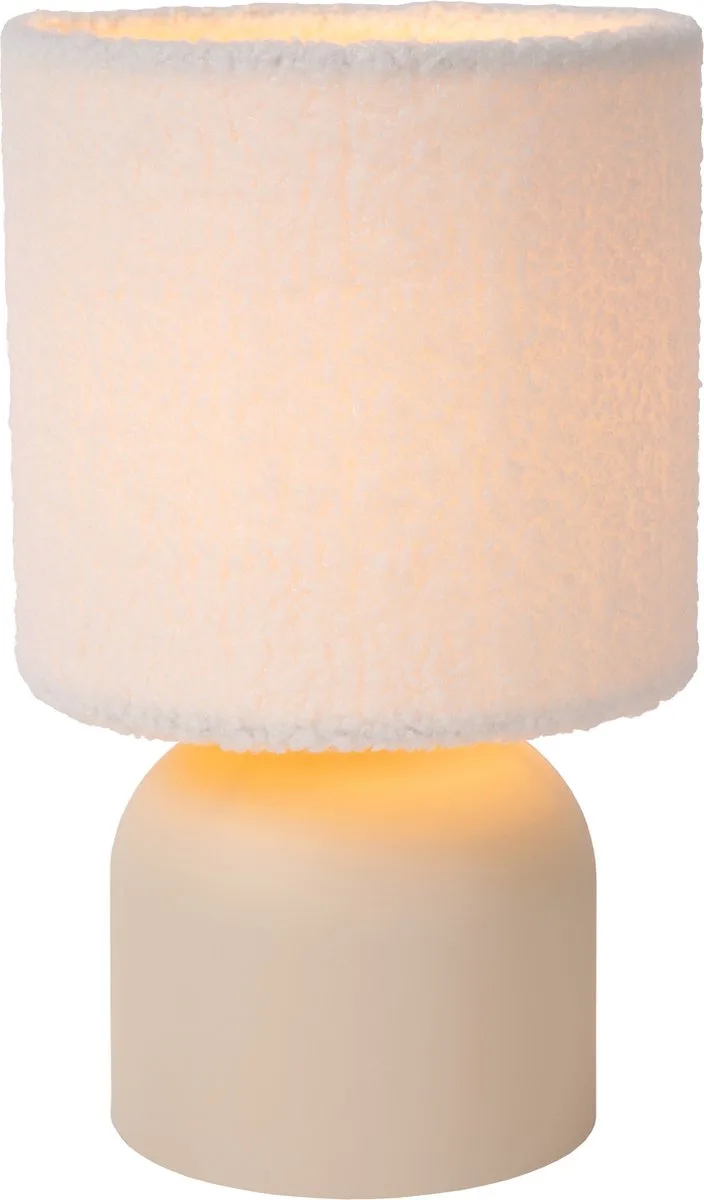 WOOLLY - Tafellamp - Ø 16 cm - 1xE14 - Japandi de Lucide en Beige – photo produit