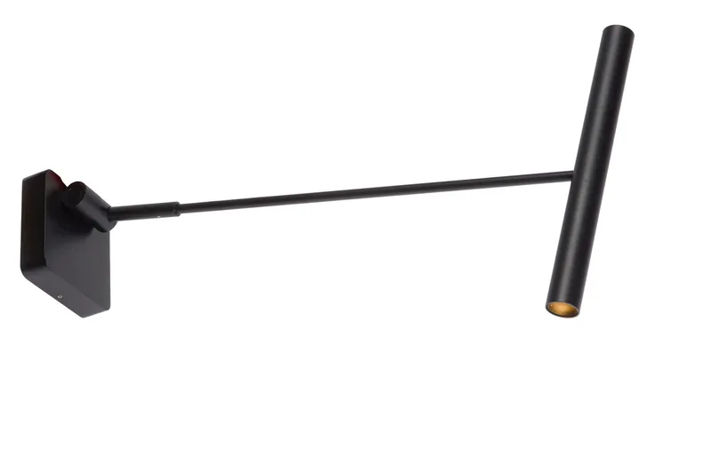 WYGO - Wandlamp - LED Dimb. - 1x5W 2700K - Zwart de Lucide – photo produit
