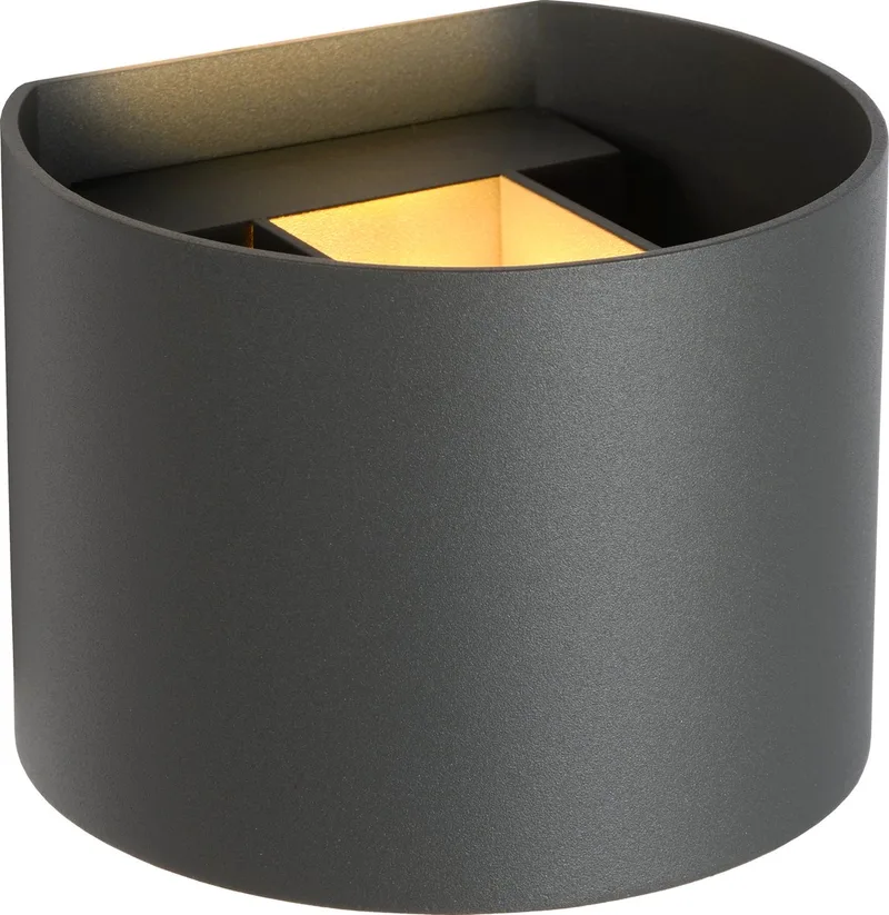 XIO - Wandlamp - LED Dimbaar - G9 - 1x3,5W 2700K - Verstelbare stralingshoek de Lucide en Gris – photo produit