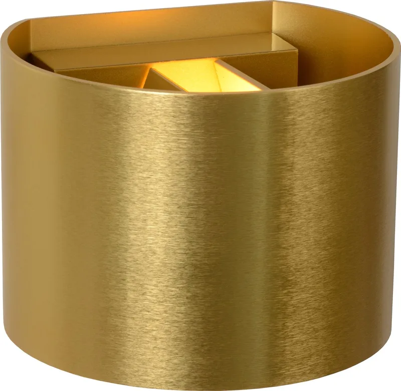 XIO - Wandlamp - LED Dimbaar - G9 - 1x3,5W 2700K - Verstelbare stralingshoek - Mat Goud / Messing by Lucide in Mat Goud, Brass – product photo