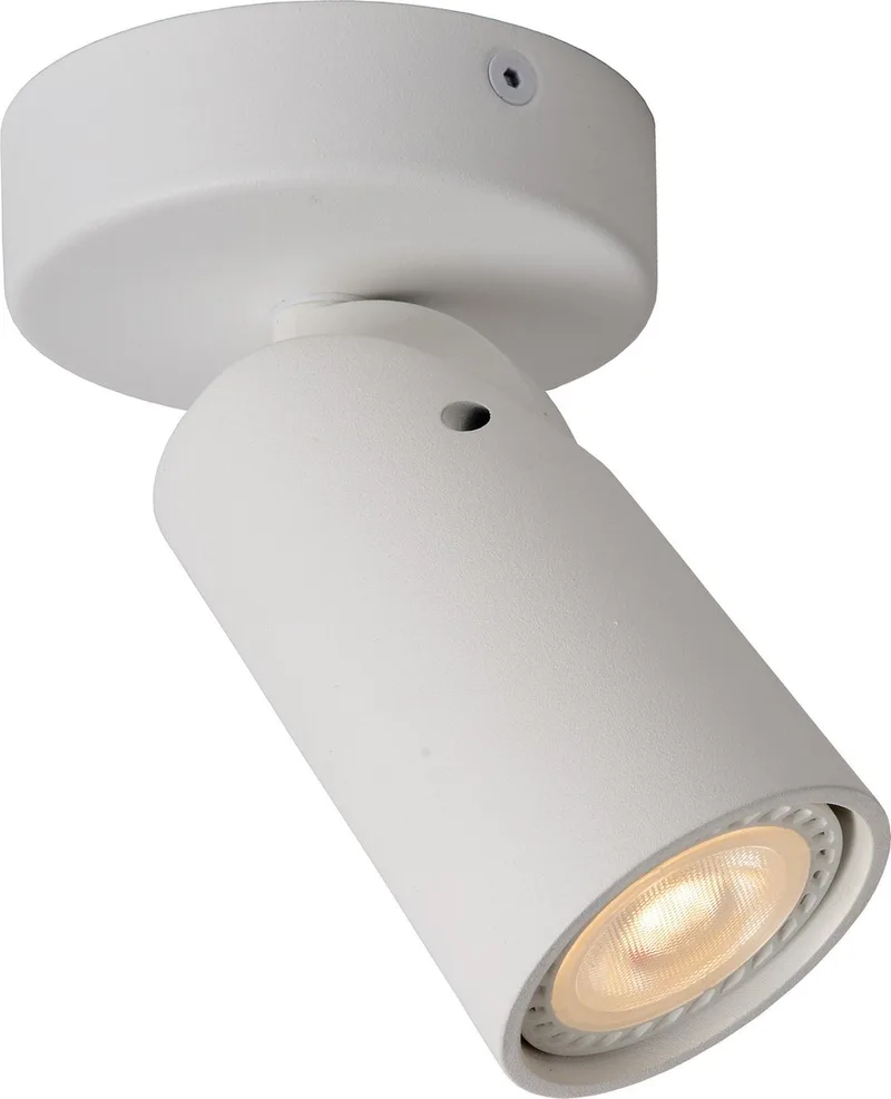XYRUS - Plafondspot (Plafondlamp) - Ø 9 cm - LED Dim to warm - GU10 - 1x5W 2200K/3000K fra Lucide i Hvid – produktbillede