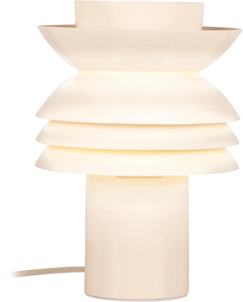 YINDRA - Tafellamp - Ø 17,5 cm - 1xE27 - Vibes de Lucide en Beige – photo produit