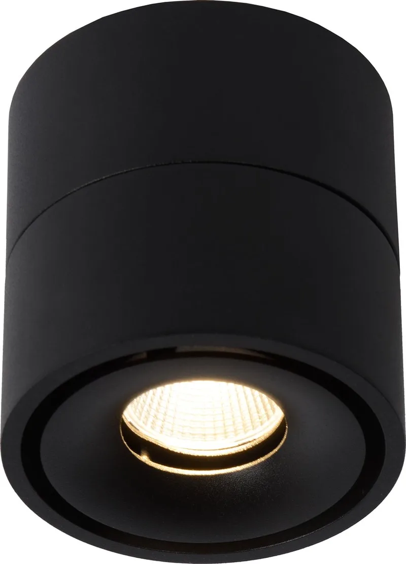 YUMIKO - Plafondspot (Plafondlamp) - Ø 7,8 cm - LED Dimbaar - 1x10W 2700K från Lucide i Svart – produktbild