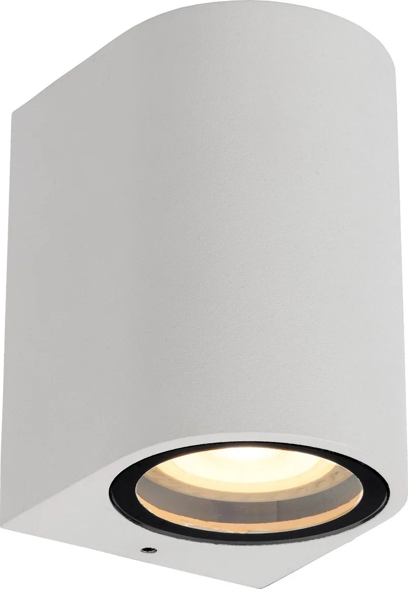 ZARO - Wandspot / Wandlamp Binnen/Buiten - 1xGU10 (MR16) - IP44 van Lucide in Wit – productfoto