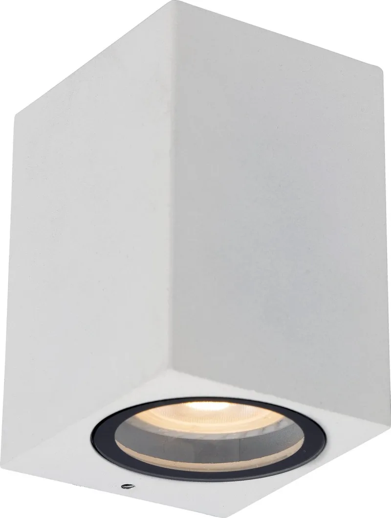 ZARO - Wandspot / Wandlamp Binnen/Buiten - 1xGU10 (MR16) - IP44 van Lucide in Wit – productfoto