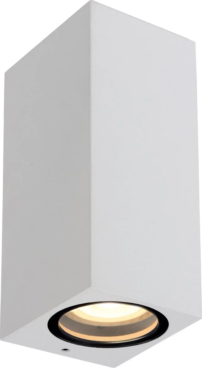 ZARO - Wandspot / Wandlamp Binnen/Buiten - 2xGU10 (MR16) - IP65 by Lucide in White – product photo