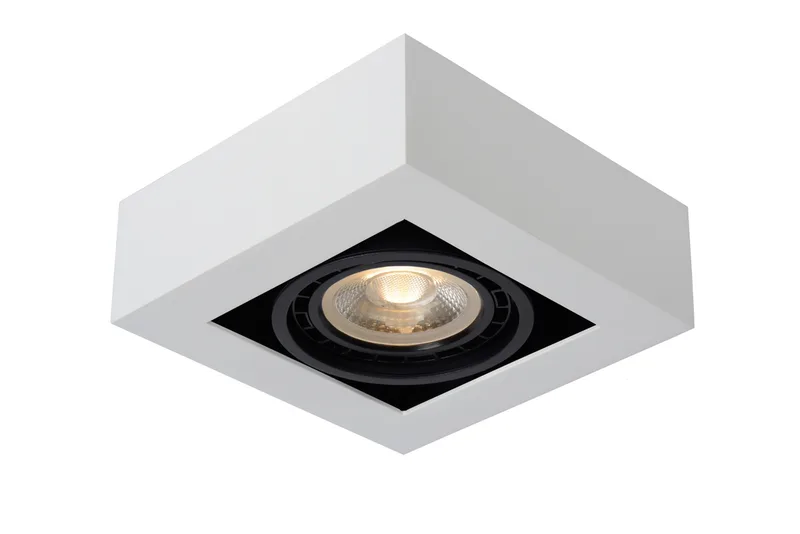 ZEFIX - Plafondspot - LED Dim to warm - GU10 (ES111) - 1x12W 2200K/3000K - Wit de Lucide – photo produit