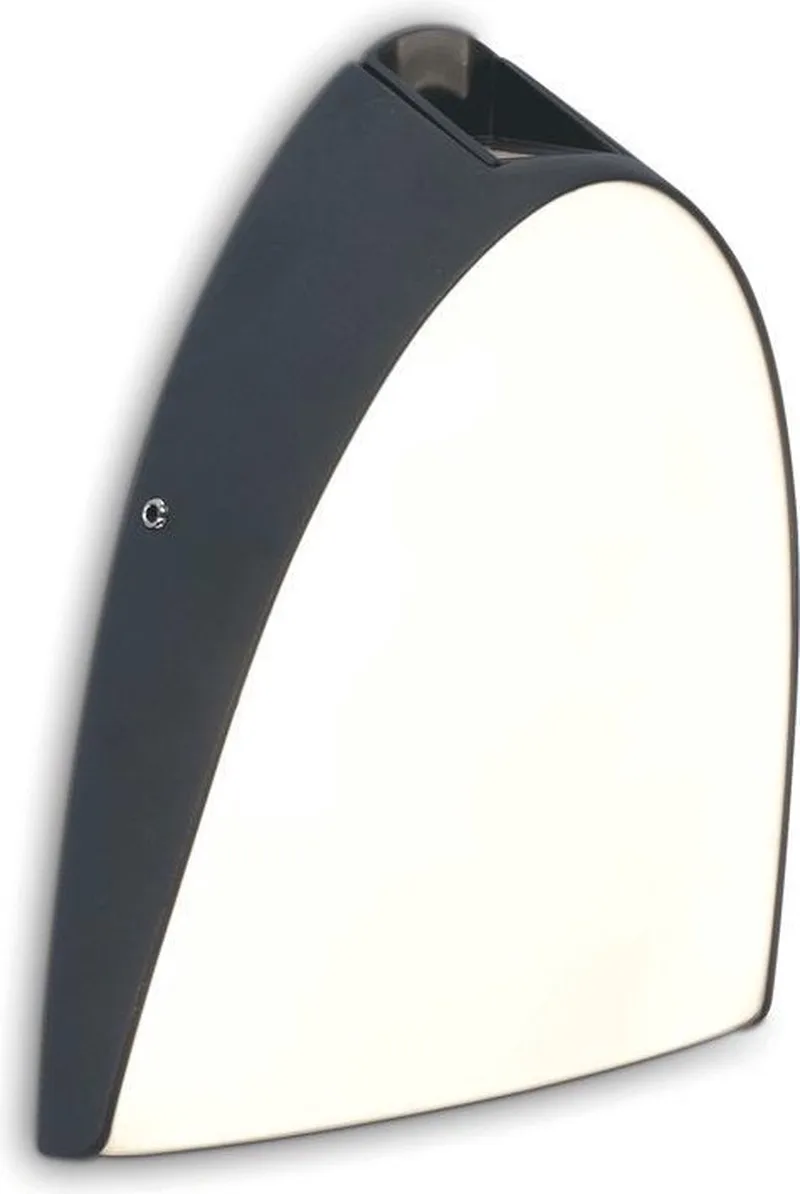 Apollo - LED Wandlamp voor Buiten - Donkergrijs de Lutec en Gris – photo produit