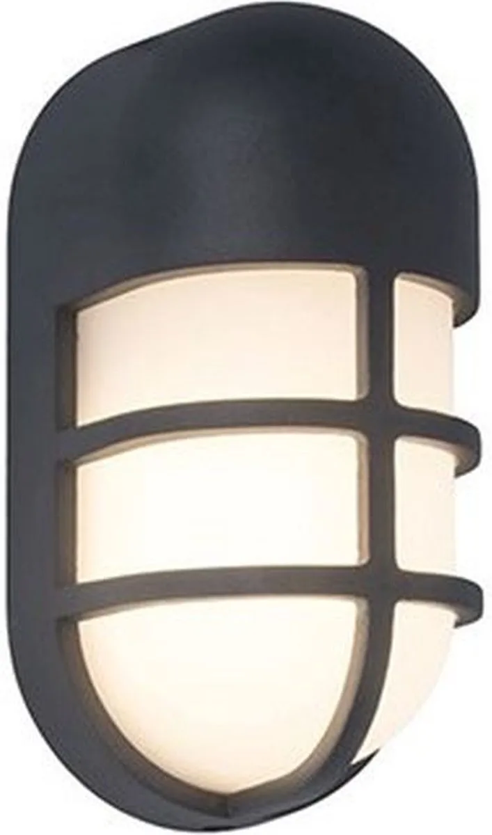 Bullo - LED wandlamp voor buiten - Premium aluminium - 1100Lm krachtig licht - 3000K warm wit licht - IP54 extra weerbestendig - Donkergrijs de Lutec en Gris – photo produit