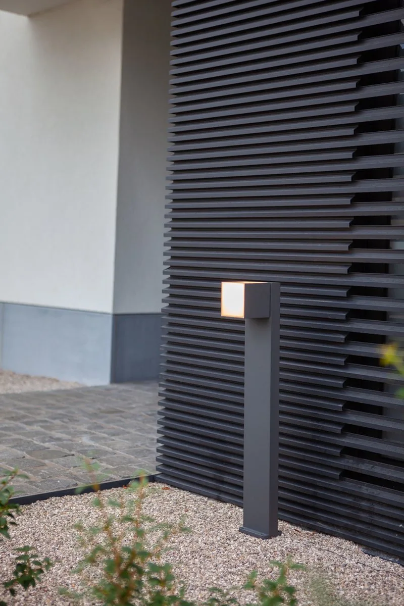 Cuba Tuinpaal - LED - 500 lumen - Donkergrijs från Lutec i Grå – produktbild