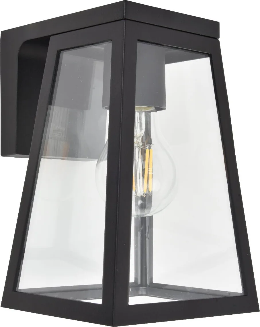 Flair Solar, outdoor wall lamp, E27 fra Lutec i Sort – produktbillede 2 af 2