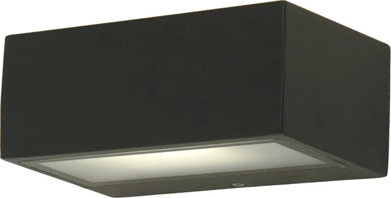 Gemini wandlamp voor buiten - E27 de Lutec en Gris foncé – photo produit