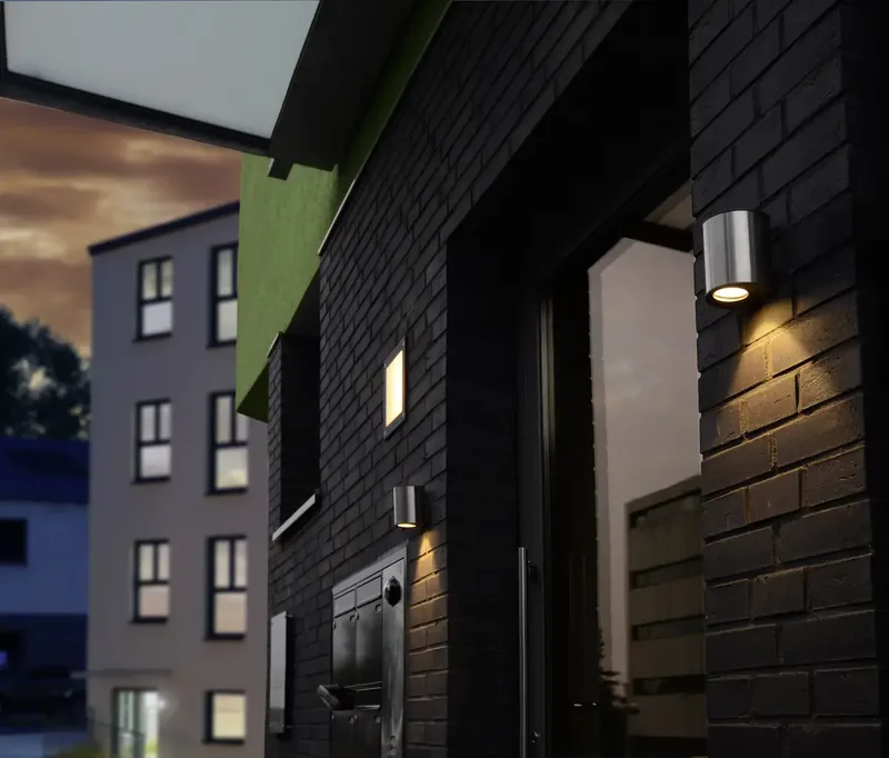 Ilumi ST5010 Applique LED extérieure 6 W acier inoxydable de Lutec en Rvs – photo produit