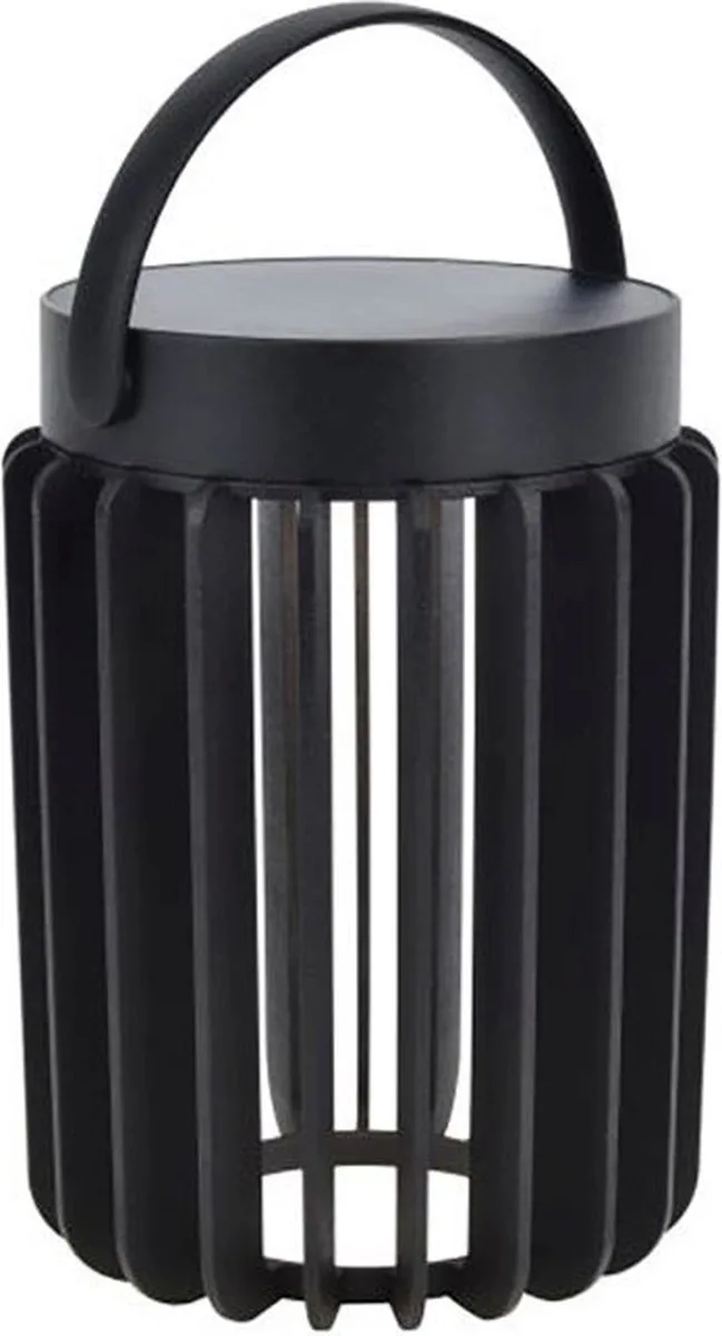 Kozy Solar Tafellamp - LED - Zwart de Lutec en Mat Zwart – photo produit