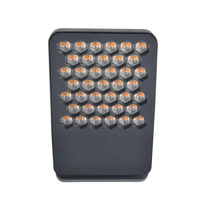 LED buiten wandlamp ATLANTIS, 22 cm, metaal, IP54 fra Lutec i Mørkegrå – produktbillede