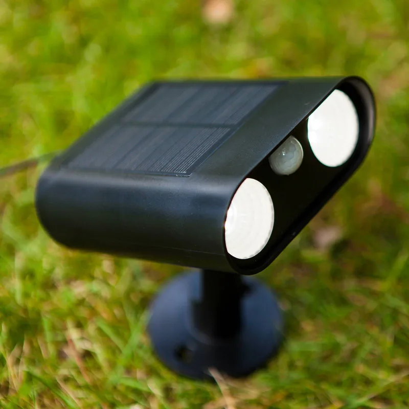 LED prikspot BINGO, 16 cm, sensor, IP54 van Lutec in Zwart – productfoto
