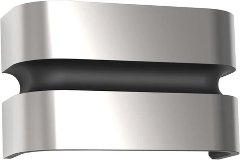 Maya - LED wandlamp voor buiten - Up & Down - Roestvrij staal - 1000Lm krachtig licht - 3000K warm wit licht - IP44 weerbestendig - Zilvergrijs - 108 x 180 x 65 mm von Lutec in Silber – Produktfoto