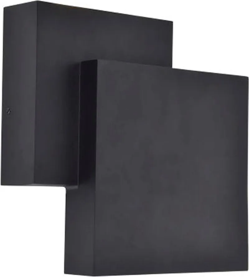 Rialto - LED wandlamp voor buiten - Up & Down met 4 verschillende lichtpatronen - Premium aluminium - 850Lm - 3000K warm licht - IP44 weerbestendig fra Lutec i Mat Zwart – produktbillede