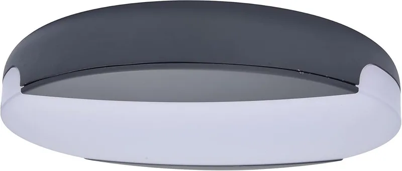 Sweep - LED wand/plafondlamp voor buiten - Donkergrijs von Lutec in Grau – Produktfoto