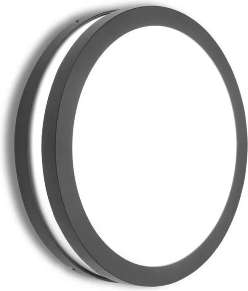 Titan - Wand-/plafondlamp voor buiten met E27 retrofitting - Premium aluminium - IP54 extra weerbestendig fra Lutec i Mørkegrå – produktbillede