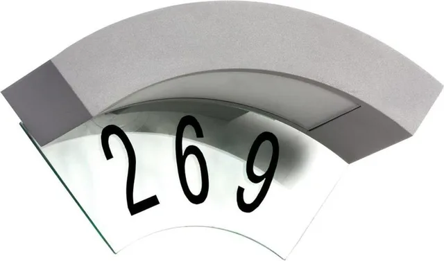 Canning LED wand buitenlamp met huisnummer optie - 230V