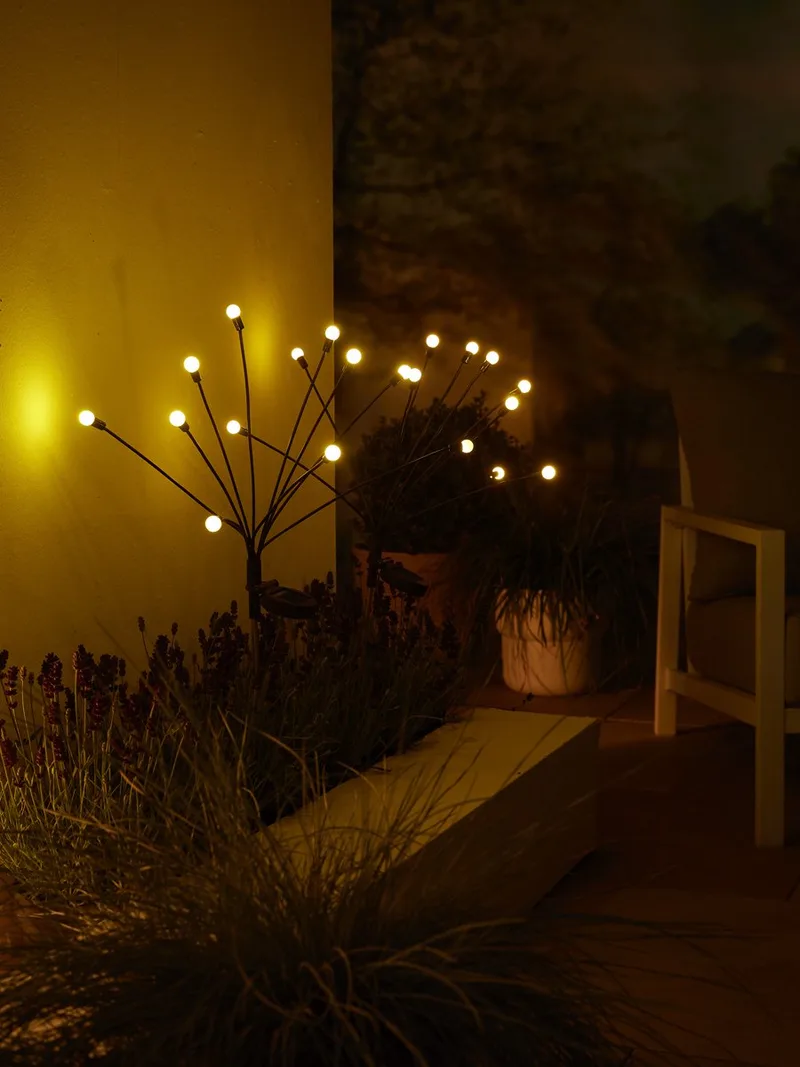 fire fly stake lights wam white (3 sets of 2 pcs) de Luxform en Noir – photo produit