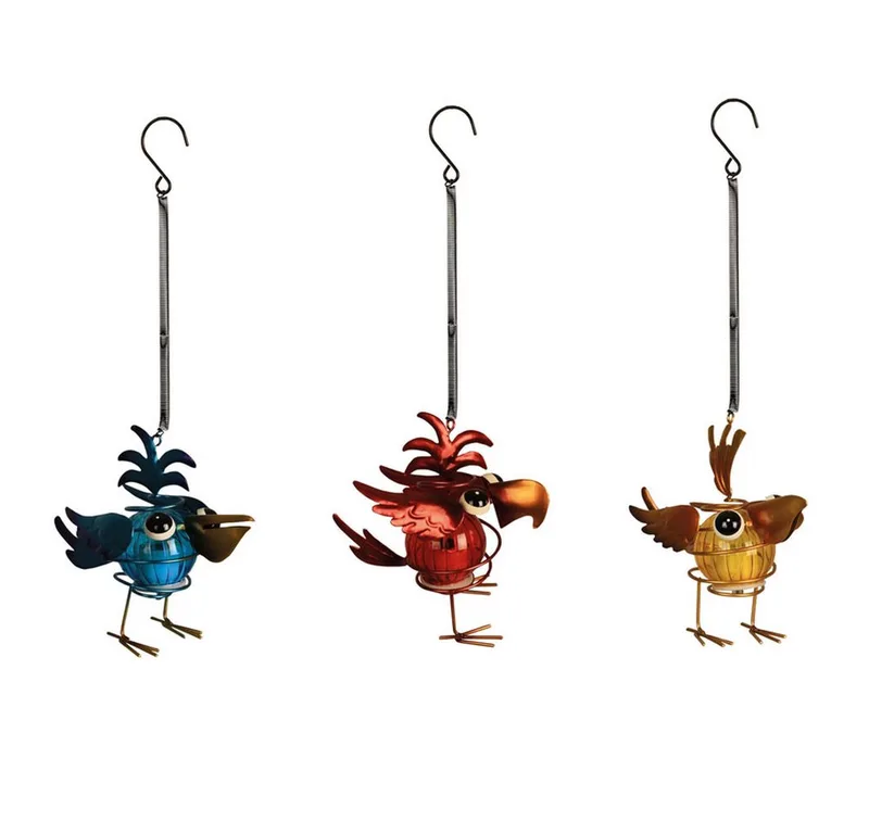 Gartenleuchte Luxform Solar Bird Hang Set 3 Vögel LED Hängeleuchte, Soft, 3 Vögel in einem Set von Luxform – Produktfoto