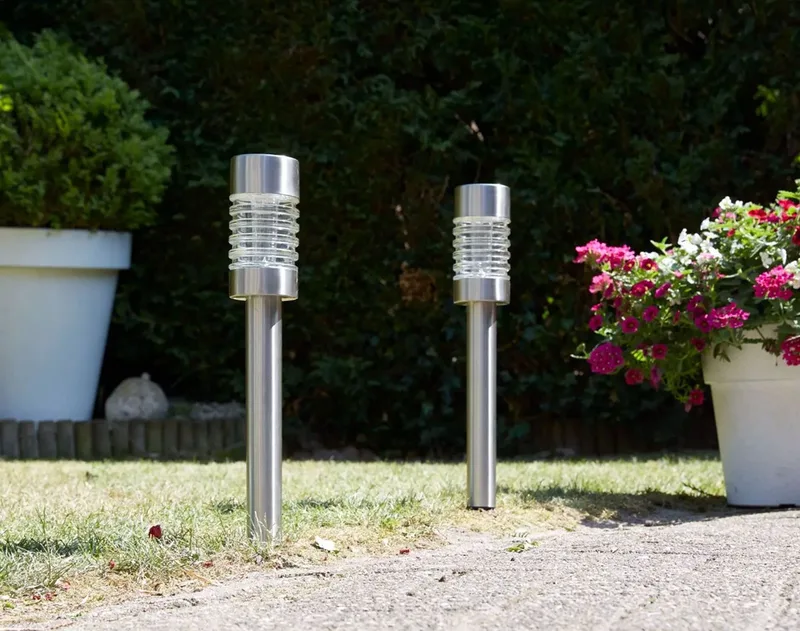 Gartenleuchte Luxform Solar Stableuchte Torino 42cm hoch Wegleuchte de Luxform – photo produit