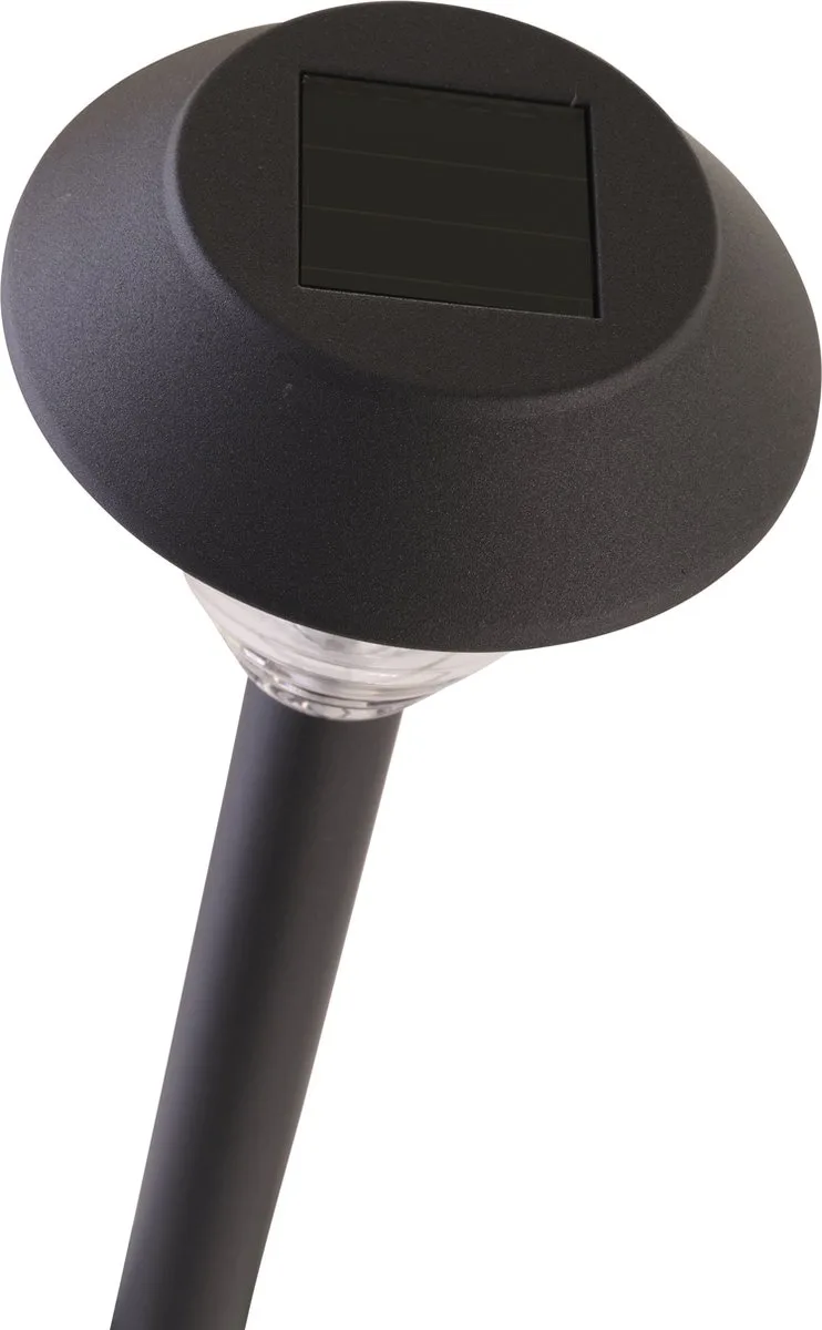 Kodiak - Tuinlampen 2 stuks - Solar 5 Lumen - RVS & Glas - Werkend op zonne-energie de Luxform en Anthracite – photo produit