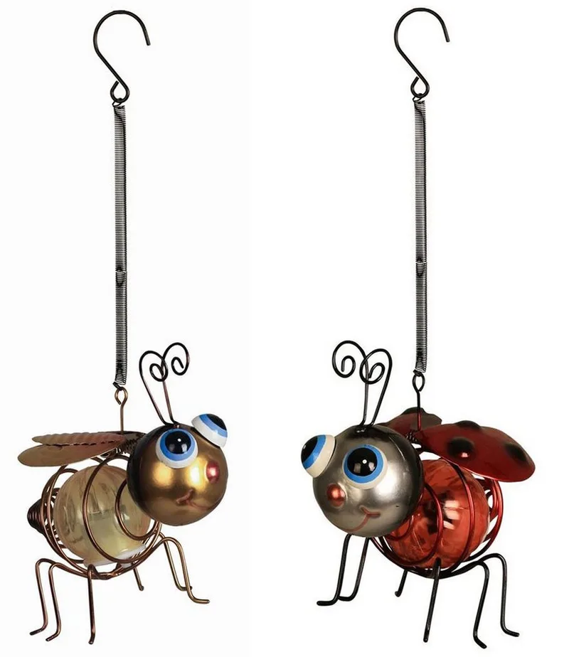 LED Gartenleuchte Luxform Bee and LadyBug Hang Hängeleuchte Solar - 2 Stück, 2 Leuchten im Set von Luxform – Produktfoto