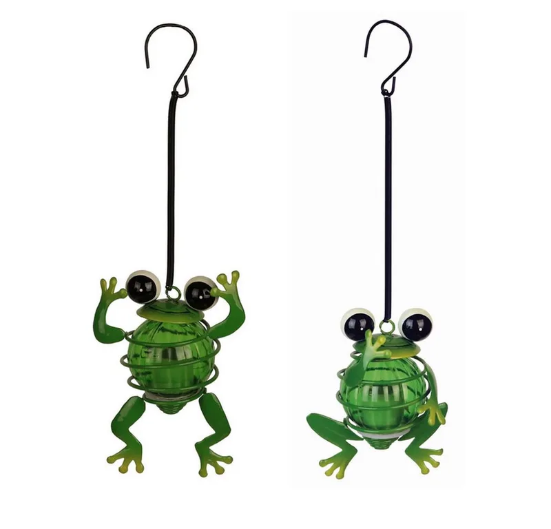 LED-Hängeleuchte Luxform Solar Frosch Frog Hang Set 2 Frösche LED Hängeleuchte, 2 Frösche im Set de Luxform – photo produit