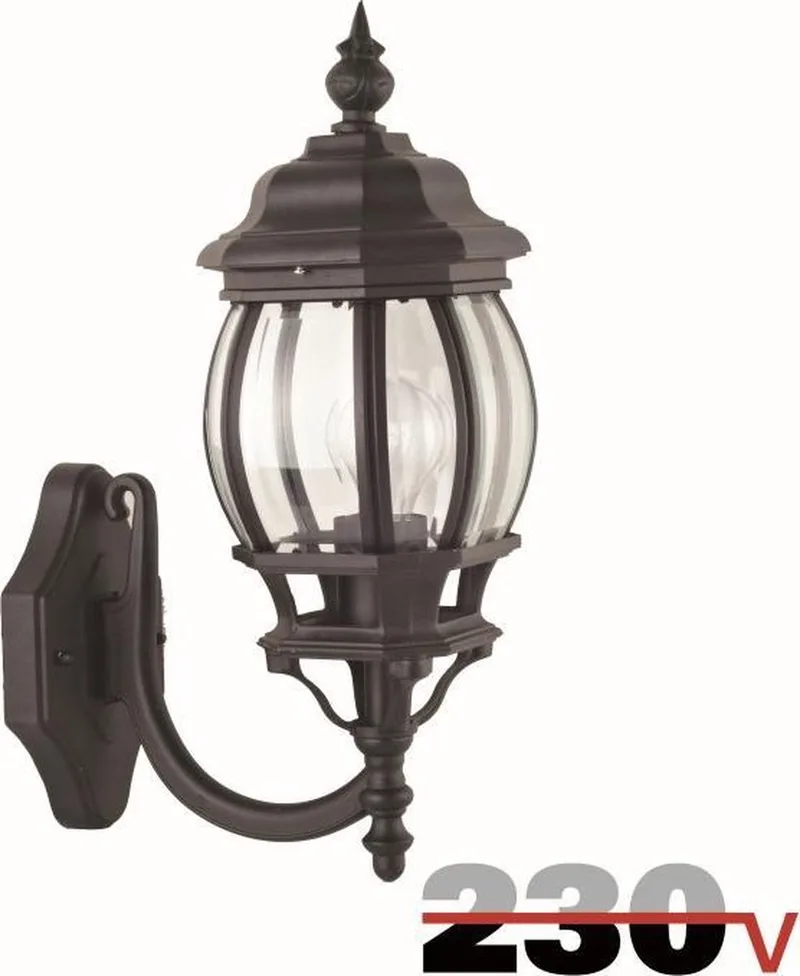 Milton Wandlamp van Luxform in Zwart – productfoto