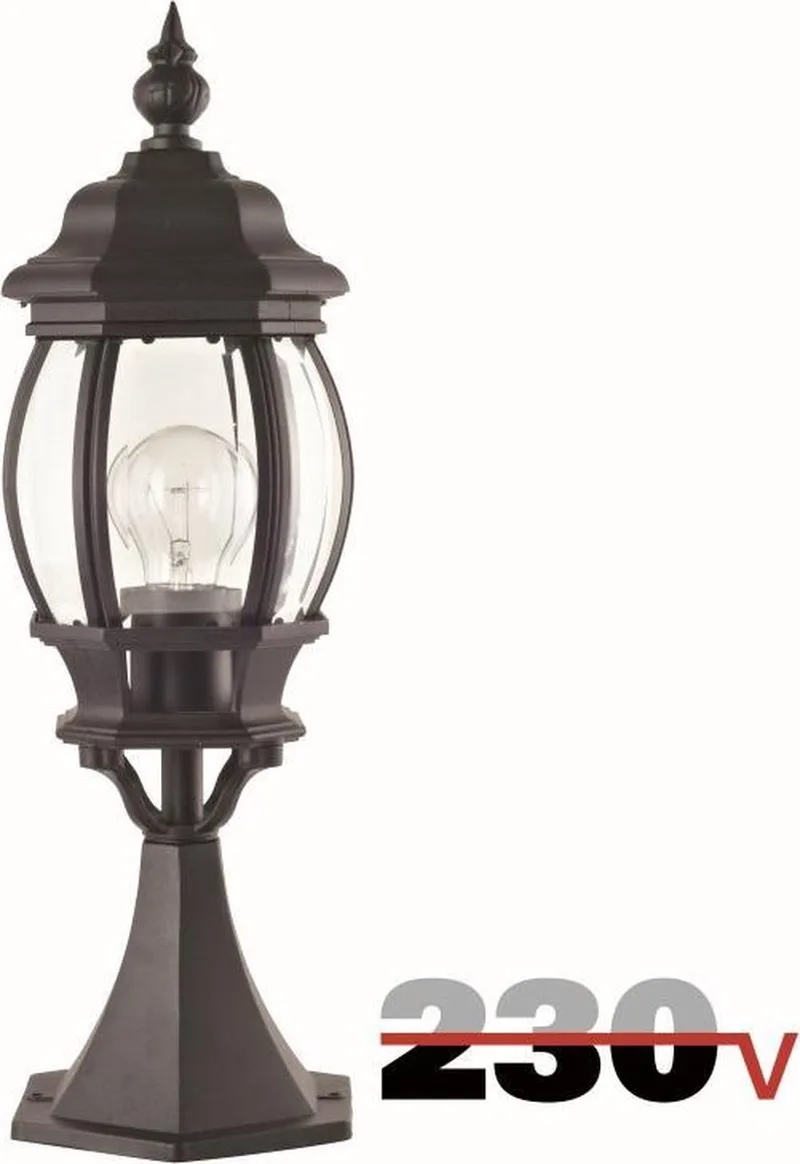 Sokkellamp Milton de Luxform en Noir – photo produit