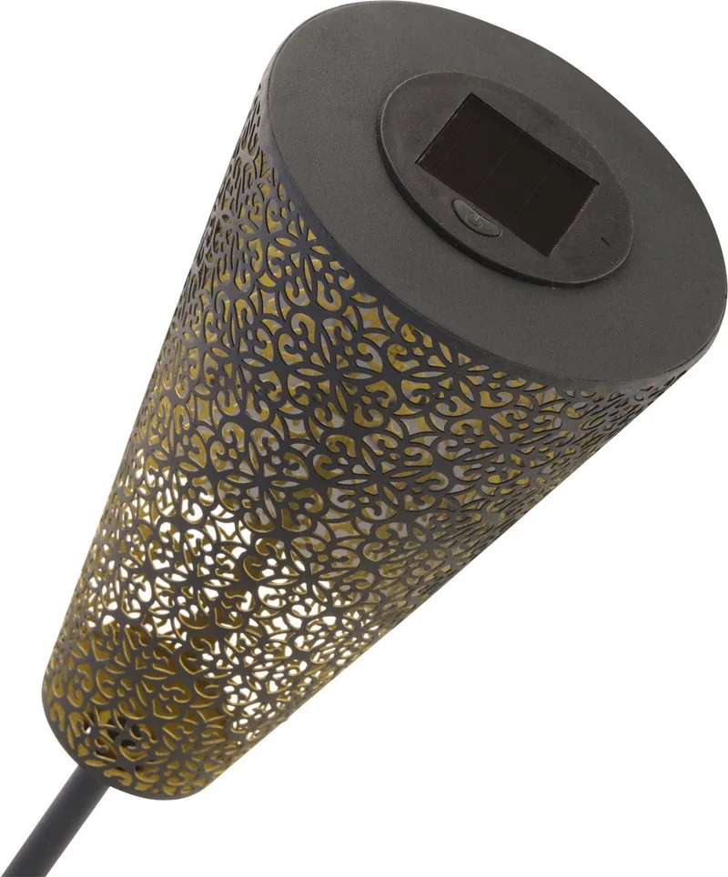 Solar 1x Leeds 6LM, Decoratief, 1xPDQ de Luxform en Noir – photo produit