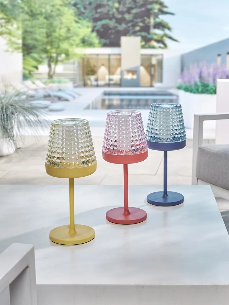 solar Osani bright (3 pieces) de Luxform en Rose – photo produit